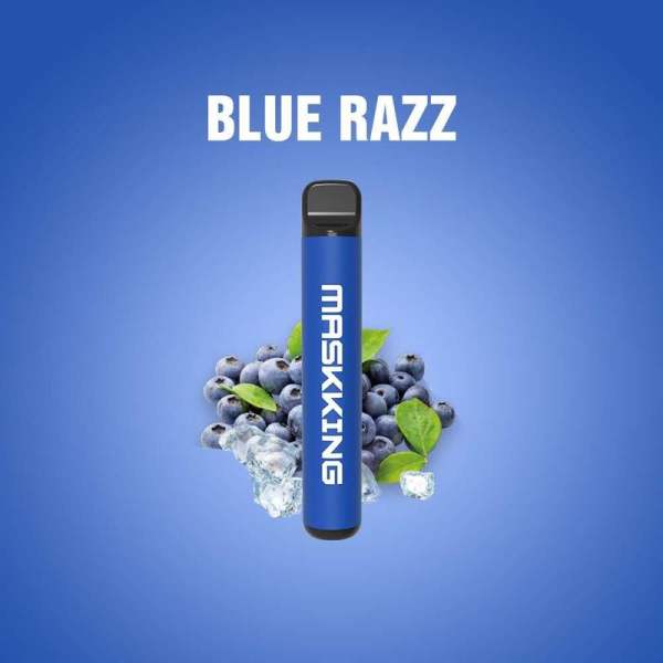Одноразовая электронная сигарета Maskking High Pro Blue Razz (Черничный Рай) 1000 затяжек в Сочи