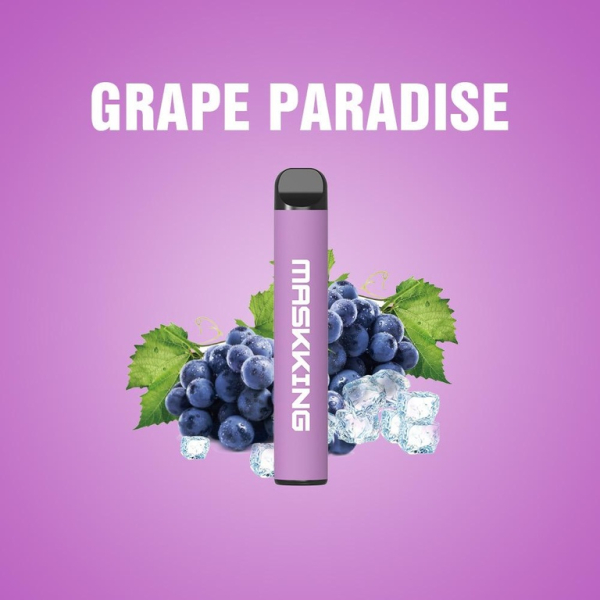Одноразовая электронная сигарета Maskking High Pro Grape Paradise (Виноградный Рай) 1000 затяжек в Сочи