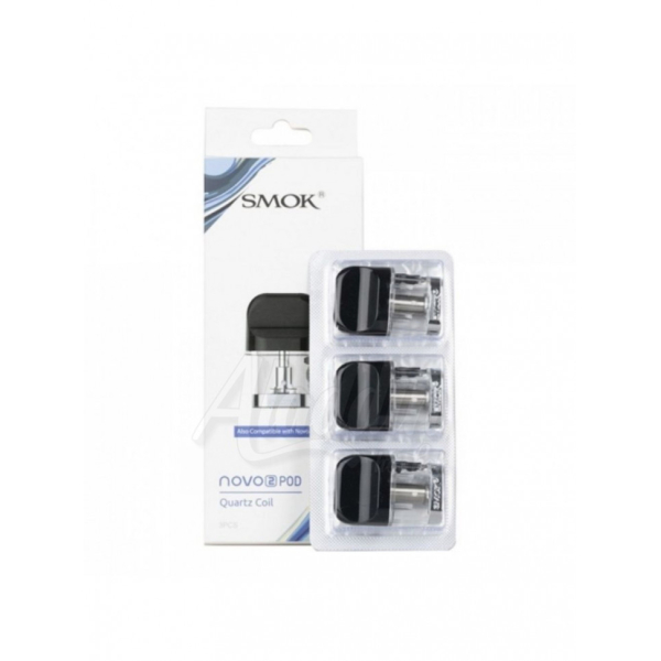 Упаковка картриджей NOVO 2 Quartz 1.4 ohm 2ml Coil Pod  by SMOK (в упаковке 3 шт) в Сочи