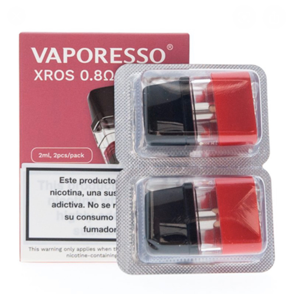 Упаковка картриджей Vaporesso XROS Series 0.8 ohm Pod 2 ml (в упаковке 2 шт) в Сочи