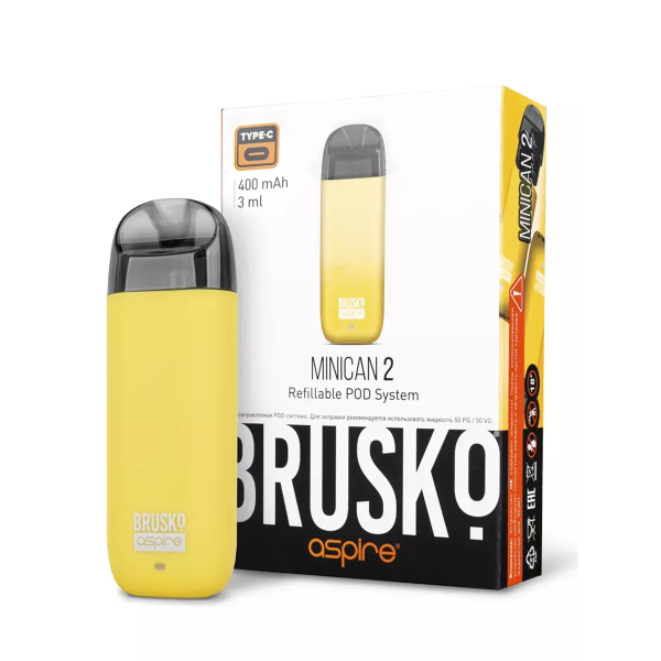 Brusko MINICAN 2 (400 мАч, Желтый) в Сочи
