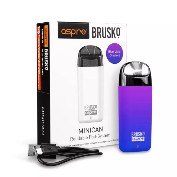 Brusko MINICAN (350 мАч, Синий,фиолетовый) в Сочи