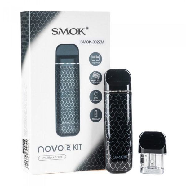 POD-система SMOK Novo 2 Pod 800 mAh Black Carbon в Сочи