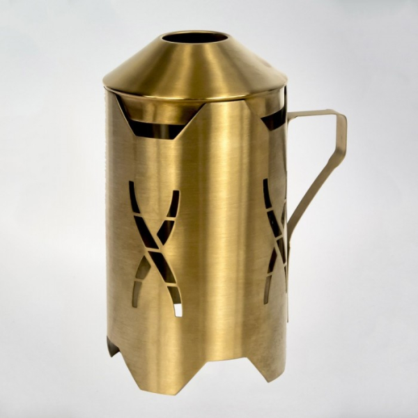 Колпак HOOB Windcover золотой для кальяна в Сочи