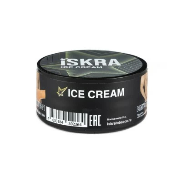 Табак Iskra Ice Cream (Сливочное мороженое) 25 гр в Сочи