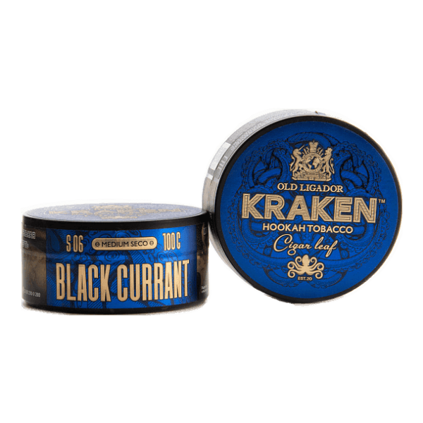 Табак Kraken Medium Seco Black Currant (Черная Смородина) 100 гр в Сочи