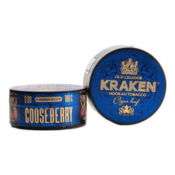 Табак Kraken Medium Seco Goozeberry (Крыжовник) 100 гр в Сочи