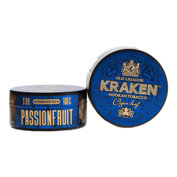 Табак Kraken Medium Seco Passion Fruit (Маракуйя) 100 гр в Сочи