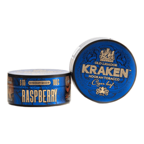 Табак Kraken Medium Seco Raspberry (Малина) 100 гр в Сочи