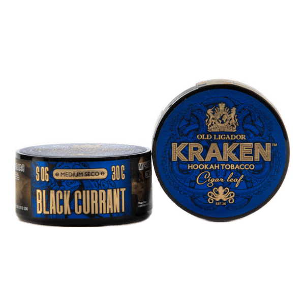 Табак Kraken Medium Seco Black Currant (Черная смородина) 30 гр в Сочи