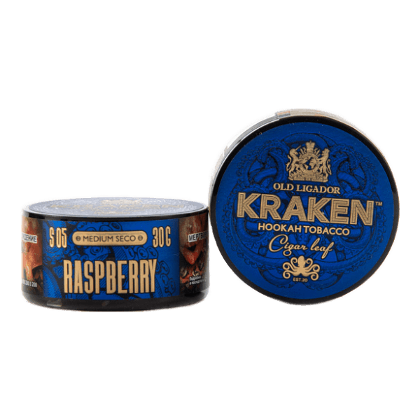 Табак Kraken Medium Seco Raspberry (Малина) 30 гр в Сочи