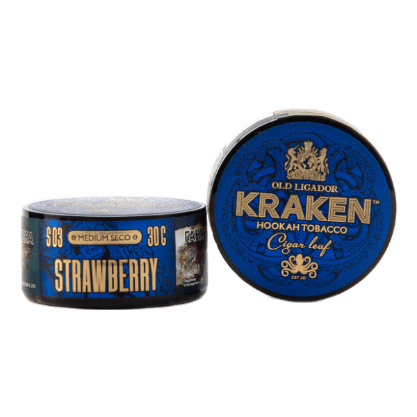 Табак Kraken Medium Seco Strawberr (Клубника) 30 гр в Сочи