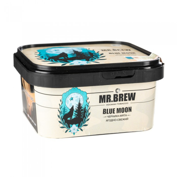 Табак Mr Brew Blue Moon (Черника с мятой) 200 гр в Сочи