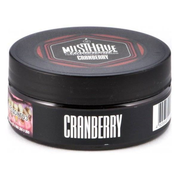 Табак Must Have Cranberry 125 грамм в Сочи