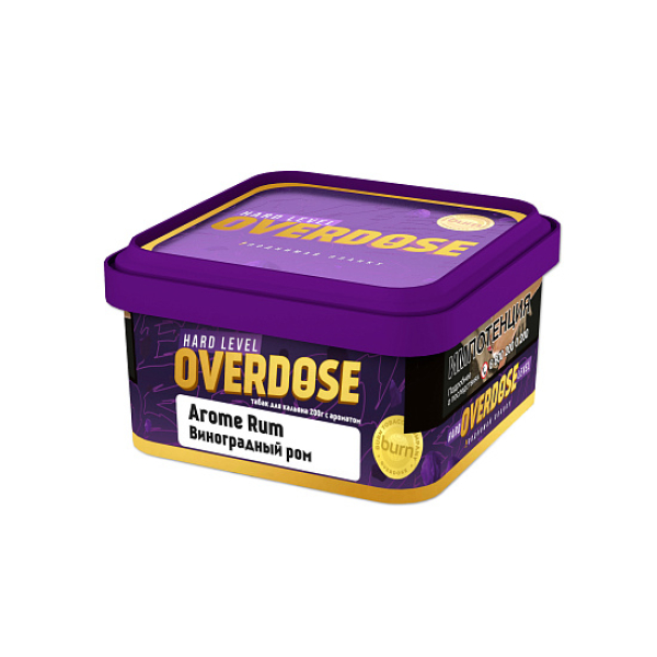 Табак OVERDOSE Aroma Rum 200 гр в Сочи