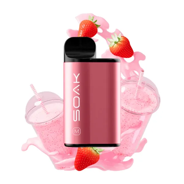 SOAK M Strawberry Cream dream (Клубничный милкшейк), 4000 тяг в Сочи