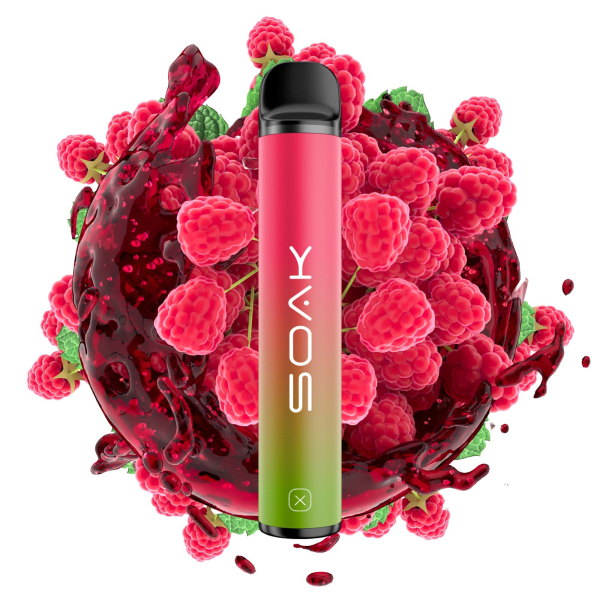 SOAK X Raspberry Soda (Малиновая газировка), 1500 тяг в Сочи