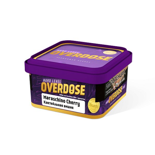 Табак OVERDOSE Maraschino Cherry (коктейльная вишня) 200 гр в Сочи