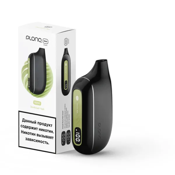 Plonq Max Smart Зеленый Чай (8000 Затяжек) 20 Мг в Сочи