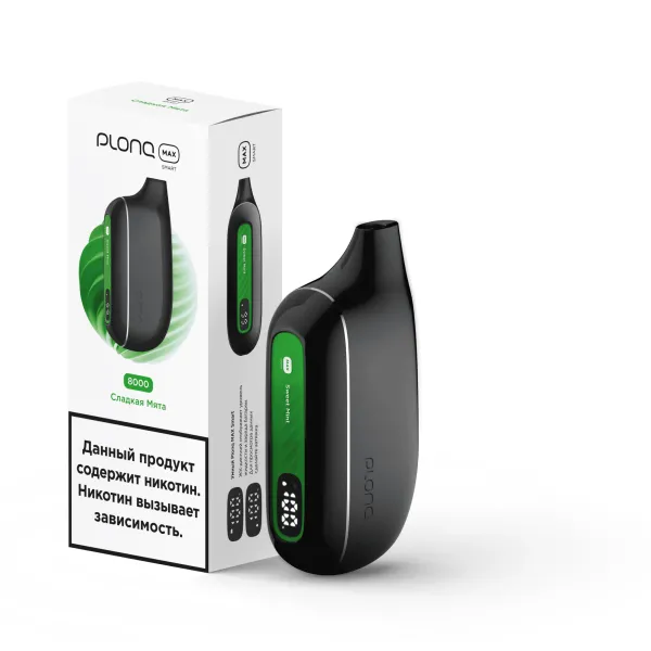 Plonq Max Smart Сладкая Мята (8000 Затяжек) 20 Мг в Сочи