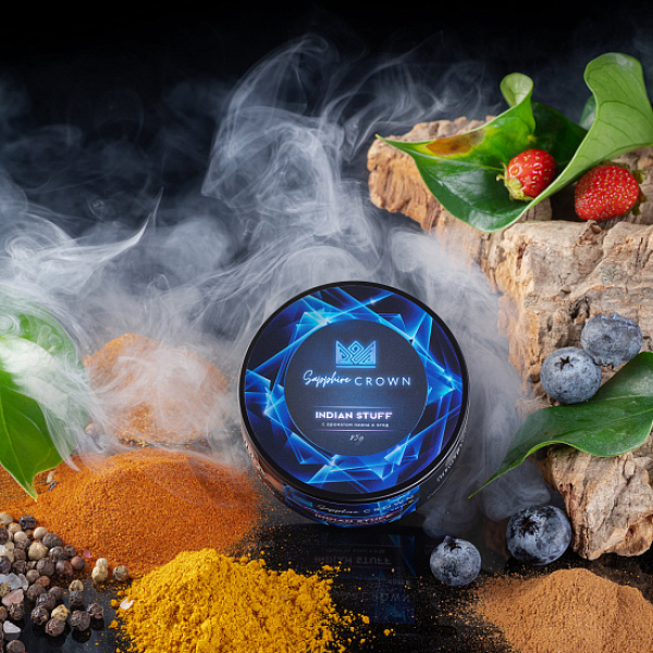 Табак Sapphire Crown Indian Stuff (Специи травянистость лесные ягоды) 25 гр в Сочи