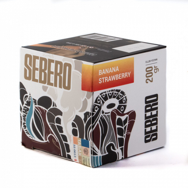Табак SEBERO BANANA STRAWBERRY 200 грамм в Сочи