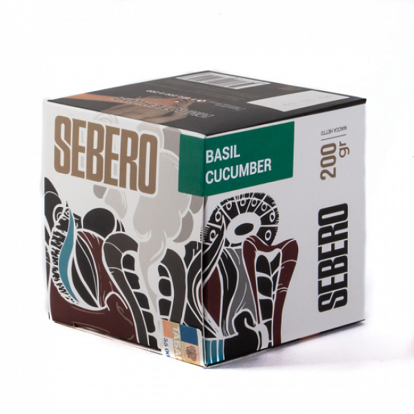 Табак SEBERO BASIL CUCUMBER 200 грамм в Сочи