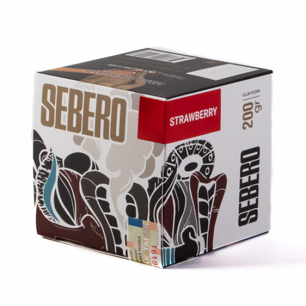 Табак SEBERO STRAWBERRY 200 грамм в Сочи