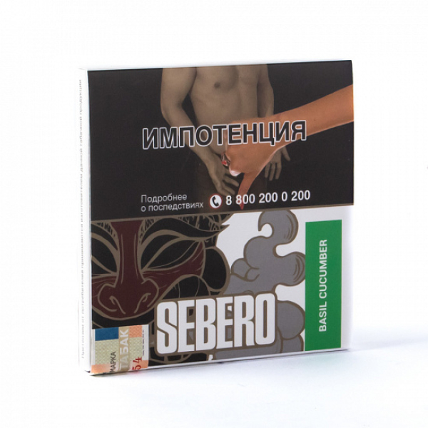 Табак SEBERO BASIL CUCUMBER 40 грамм в Сочи