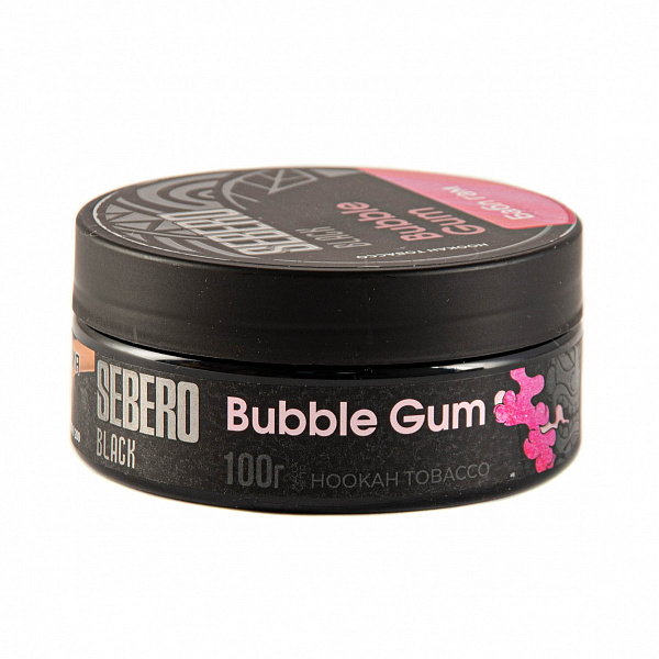 Табак SEBERO BLACK BUBBLE GUM 100 гр в Сочи