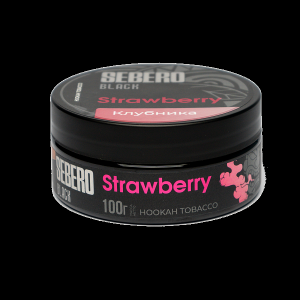 Табак SEBERO BLACK STRAWBERRY 100 гр в Сочи