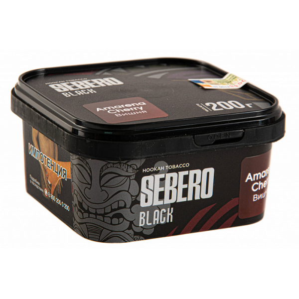 Табак SEBERO BLACK AMARENA CHERRY 200 гр в Сочи