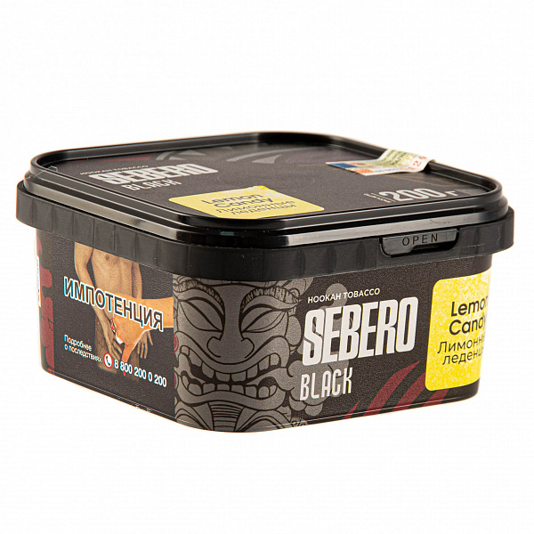 Табак SEBERO BLACK LEMON CANDY 200 гр в Сочи