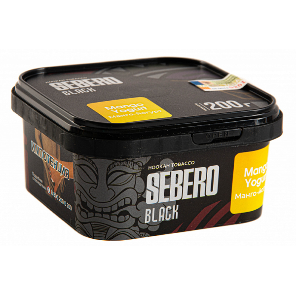 Табак SEBERO BLACK MANGO YOGURT 200 гр в Сочи