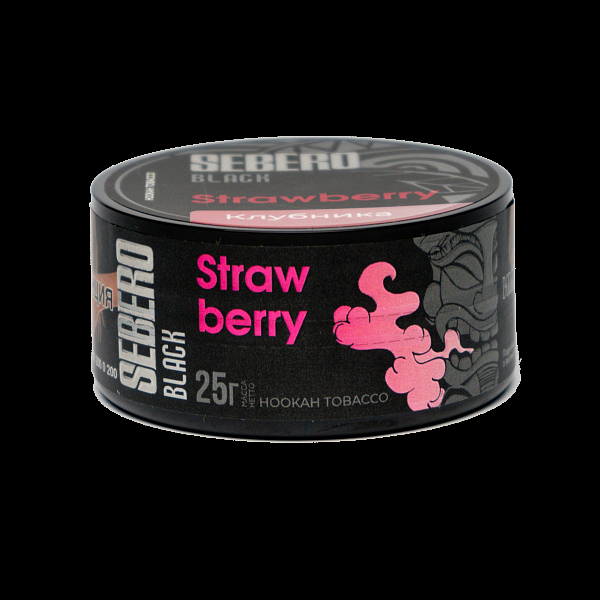 Табак SEBERO BLACK STRAWBERRY 25 гр в Сочи