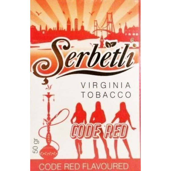 Табак Serbetli Code Red 50 грамм в Сочи