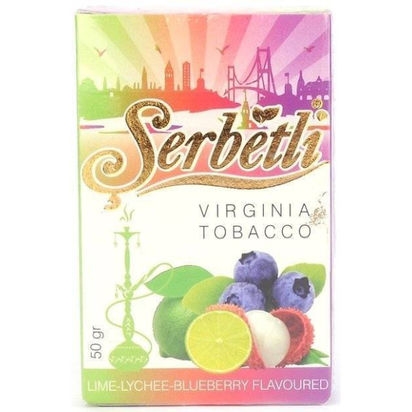 Табак Serbetli Lime Lychee Blueberry в Сочи