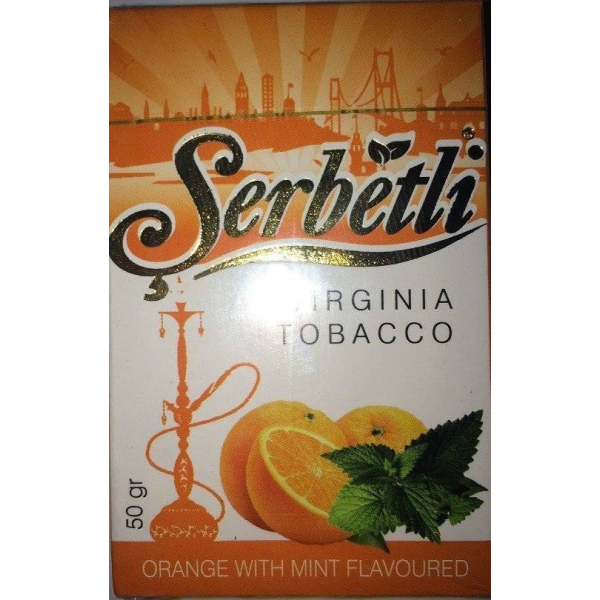Табак Serbetli Апельсин с мятой 50 гр в Сочи