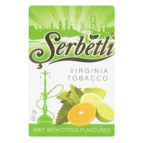 Табак Serbetli Цитрусы с мятой 50 гр в Сочи