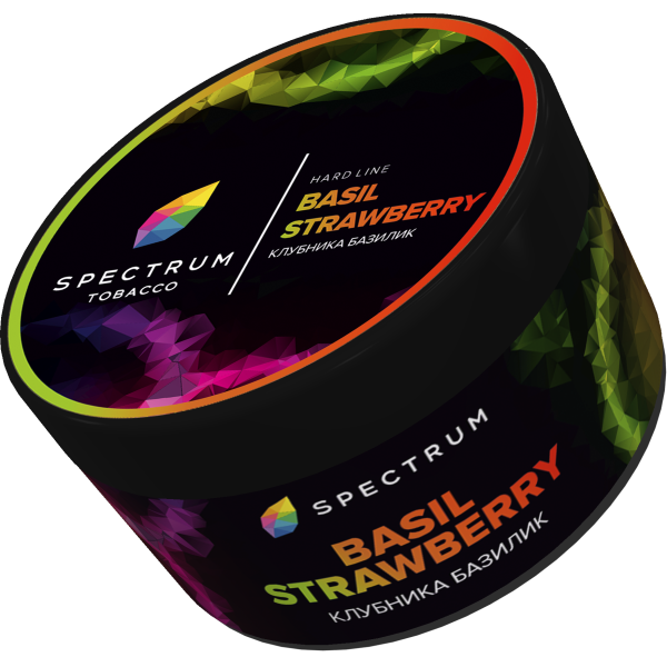 Табак Spectrum Hard BasilStrawberry 200 грамм в Сочи