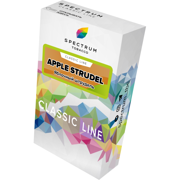 Табак Spectrum Classic apple strudel 40 грамм в Сочи