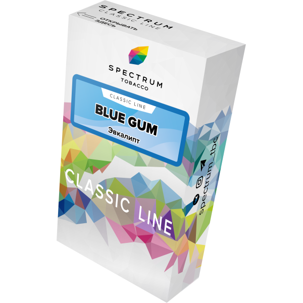 Табак Spectrum Classic blue gum 40 грамм в Сочи