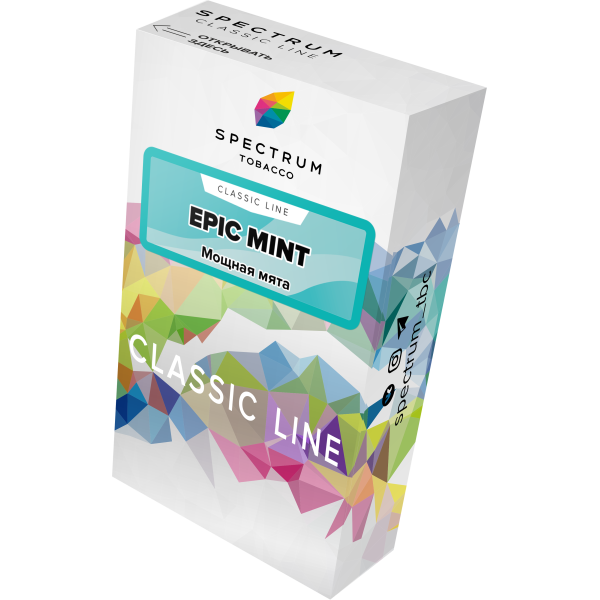 Табак Spectrum Classic epic mint 40 грамм в Сочи