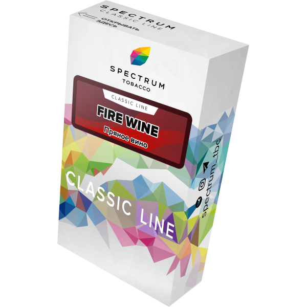 Табак Spectrum Classic fire wine 40 грамм в Сочи