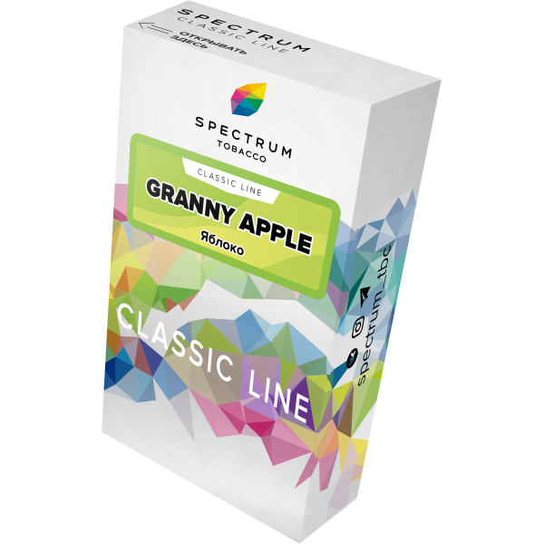 Табак Spectrum Classic granny apple 40 грамм в Сочи