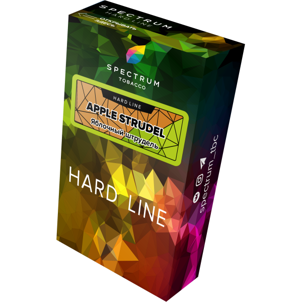 Табак Spectrum Hard apple strudel 40 грамм в Сочи