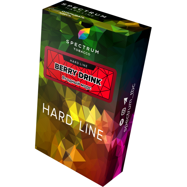 Табак Spectrum Hard berry drink 40 грамм в Сочи