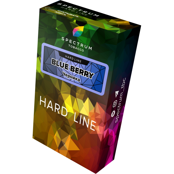 Табак Spectrum Hard blue berry 40 грамм в Сочи