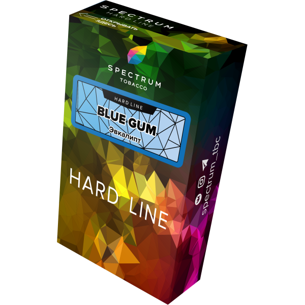 Табак Spectrum Hard blue gum 40 грамм в Сочи