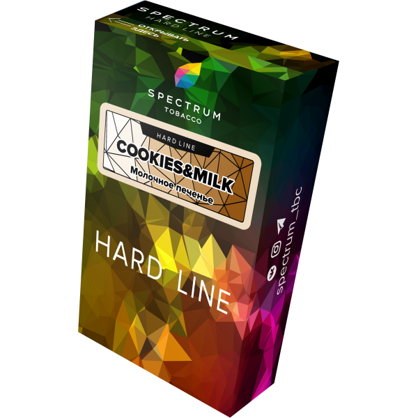 Табак Spectrum Hard cookies milk 40 грамм в Сочи